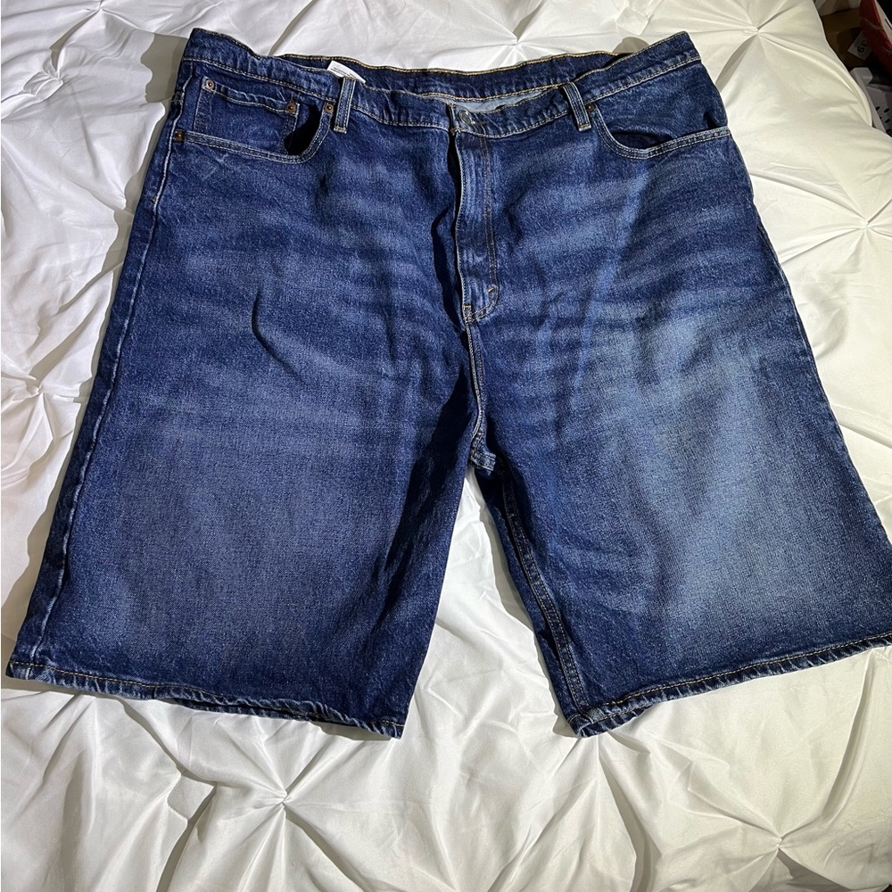 Levi's Dark Blue Jean Shorts 
size: Waist 44